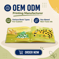 Service d'impression personnalisé pour livres éducatifs pour enfants, OEM ODM, livre cartonné à couverture rigide