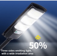 Lampadaire Solaire Intégré pour Jardin, Villa, Communauté et Cour, Lumière Murale Solaire à Induction LED Transfrontalière