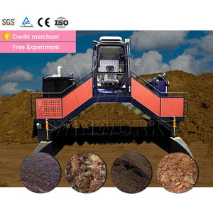 Winwork Phân bón hữu cơ Crawler loại phân compost Turner thương mại windrow Turner nhà máy sản xuất sử dụng 500-700 m/h Công suất - Product Image 3
