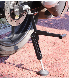 Soporte Plegable para Motocicleta, Ahorra Esfuerzo, para Limpieza y <span class=keywords><strong>Mantenimiento</strong></span> de Ruedas y Cadenas, Soporte Portátil de Elevación para Motocicleta, Reemplazo de Gato - Product Image 6
