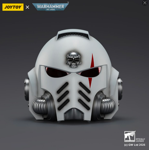 JOYTOY Dark Source <span class=keywords><strong>Warhammer</strong></span> <span class=keywords><strong>40K</strong></span> Scarred Legion MkX - Set de Figura de Acción con Casco y Base a Escala 1:1 - Product Image 1