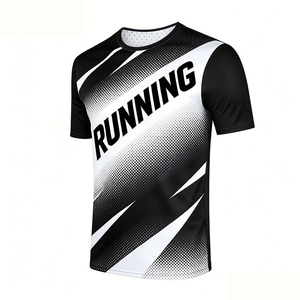T-Shirt da Uomo a Rapida Asciugatura con Sublimazione Integrale, Personalizzabile, Leggera per Maratona, 5K, 10K e Corsa Divertente - Product Image 1