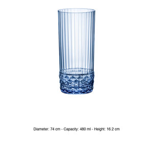 Vaso Enfriador Bormioli Rocco Sapphire Blue America 48 cl, Artículos de Bar para Restaurantes y Hoteles, Venta al Por Mayor - Product Image 3