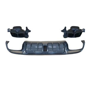 ดิฟฟิวเซอร์หลังคาร์บอนไฟเบอร์ทรง B สำหรับ W205 พร้อมปลายท่อไอเสีย สำหรับ W205 C63 ปี 2015-2021 <span class=keywords><strong>4</strong></span> ประตู - Product Image 5