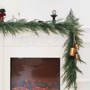 Oh Arts Real Touch planta Artificial Interior Exterior decoración del hogar <span class=keywords><strong>chimenea</strong></span> pared colgante puerta colgante decoración de <span class=keywords><strong>Navidad</strong></span> - Product Image 4