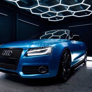 Hexagon LED Shop mLights <span class=keywords><strong>Lampe</strong></span> en forme de nid d'abeille Plafonnier de travail pour salons de coiffure <span class=keywords><strong>Magasin</strong></span> de vêtements Atelier Garage - Product Image 2