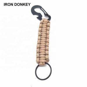 Irondonkey ที่เปิดขวดปีนเขายุทธวิธี<span class=keywords><strong>ก</strong></span>ลางแจ้งเจ็ดแ<span class=keywords><strong>ก</strong></span>นร่มเชือ<span class=keywords><strong>ก</strong></span>ทอ550 paracord พวงกุญแจ<span class=keywords><strong>ก</strong></span>ารอยู่รอด - Product Image 6