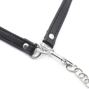 Set di Giocattoli Sessuali in Pelle Nera per Bondage e Giochi SM in Offerta - Product Image 5