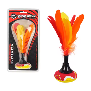 Offre Spéciale jouets de plage personnalisés <span class=keywords><strong>Indiaca</strong></span> multicolore néoprène Peteca main volant plume brésilien Peteca volant - Product Image 1