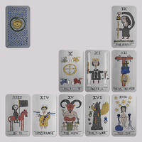 Jeu de tarot Soul Cards de 78 cartes avec guide pour les débutants et les lecteurs experts Impression offset Prédiction du futur