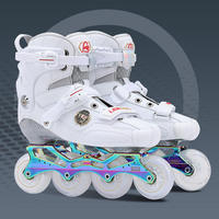 Patins à roulettes freestyle unisexes pour adultes en fibre de carbone, roues simples, professionnels, pour l'extérieur