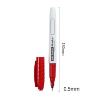 0.5mm 6 bâtons marqueur effaçable à sec spécial tableau blanc papier cahier encre colorée pointe ronde pour tableau blanc et cahier de papier