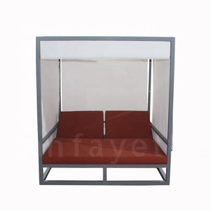 Area piscina mobili doppia ampia Chaise Lounge lettini per la vendita <span class=keywords><strong>lettino</strong></span> King Size 2 persona sdraiata lettini per piscina - Product Image 2