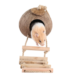 Nichoir/Nid pour oiseaux en coquille de noix de coco écologique, durable, petit, à motif animalier, artisanat avec un nouveau design de Eco2go Vietnam - Product Image 1