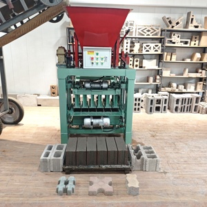 Verbessertes Vibrationssystem, Kürzerer Zyklus und Bessere Kompaktheit der 4-35B Aufgerüsteten Halbautomatischen Zementstein-Herstellungsmaschine - Product Image 2