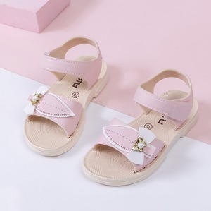 Sandales plates princesse décorées de fleurs pour enfants de 3 à 7 ans ou plus - Product Image 2