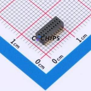CLE-110-01-G-DV Pin Socket SMD,P=0.8mm Connector ( Pitch: 0.8mm )( Row Spacing: 1.2mm )( Mounting Type: Vertical Mount ) - Product Image 1