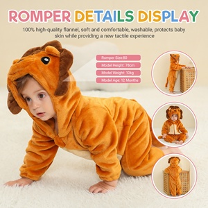 <span class=keywords><strong>Tutina</strong></span> per Neonati Michley, Vendita all'Ingrosso, Pigiama per Bambini, Costume da Notte Stile Animale, Costume Cartoon Unisex - Product Image 3