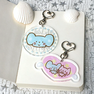 Portachiavi Ecologico a Forma di Topolino in Acrilico, Design Personalizzato con Stampa UV, Ologramma Leggero, Personalizzato Anime Cartoon Kerring - Product Image 4