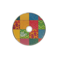 Disco de CD con Diseño Artístico de Retrato, CD con Diseño Geométrico Moderno para Compilaciones de Artistas