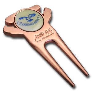 Outil de réparation de gazon de golf de haute qualité avec logo personnalisé, équipé d'un marqueur de réparation de gazon et de positionnement de balle - Product Image 1