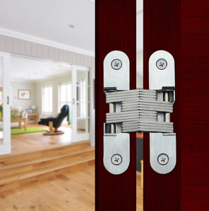 Bisagra invisible de acero inoxidable para puerta plegable, bisagra oculta para muebles de cocina, sala de estar, hospital, dormitorio, oficina en casa - Product Image 6