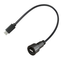 Cable USB 2.0/3.0 Tipo-A a Tipo-C Macho, Resistente al Agua y al Polvo IP67, con Conductor de Cobre Puro para Carga Rápida