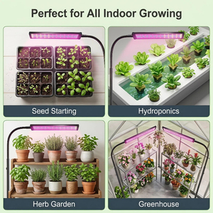 CUSTOM LOGO Full Spectrum LED Grow <b>Light</b> 105 LEDs <b>With</b> <b>Timer</b> For Indoor Plants Seed Starting Plant - Product Image 2