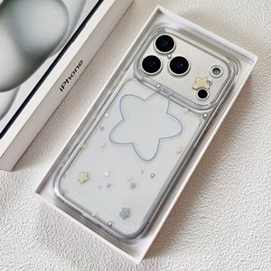 เคสสำหรับ iPhone 16/17 Pro, เคสใสสไตล์เกาหลีแบบนิช, เคสกันกระแทกแบบนิ่มครอบคลุมเต็มรูปแบบ - Product Image 1