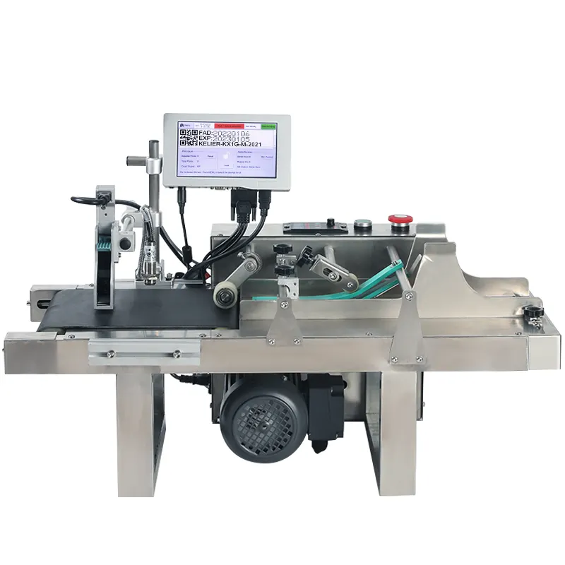 Tij 2,5-máquina de codificación de fecha de caducidad, impresora de inyección de tinta en línea de alta velocidad, impresión de datos variables para plástico