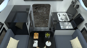 Casa Rodante de Lujo Moderna, Expandible, Estándar Australiano, de Fibra de Vidrio Ligera, para 3 Personas, con Baño y Cocina, en Venta - Product Image 5