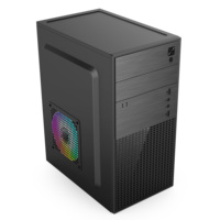 Gabinete de PC para Juegos de Torre Media con Alto Flujo de Aire, Micro ATX, Panel Frontal de Malla, Precio de Fábrica, Venta al Por Mayor
