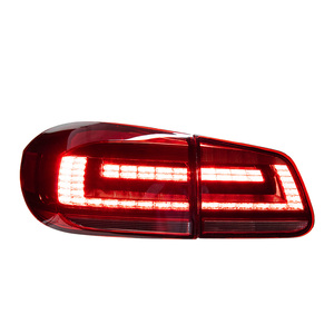 Feux arrière de style automobile pour <span class=keywords><strong>Tiguan</strong></span> 2012-2016, signal LED, frein, indicateur dynamique, signal DRL, accessoires automobiles - Product Image 1