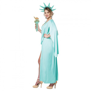 2026 Echo Estatua <span class=keywords><strong>de</strong></span> la libertad patriótico Halloween TV y <span class=keywords><strong>película</strong></span> disfraz para mujeres adultos vestidos <span class=keywords><strong>de</strong></span> poliéster - Product Image 2