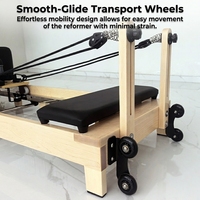 Plateforme de Pilates pliable en bois d'érable pour exercices de gainage, entraînement du tronc et étirements corporels, portable, garantie 5 ans