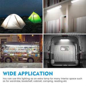 Bande lumineuse LED 12V 72 LED pour intérieur de voiture, fourgonnette, bus, caravane, avec interrupteur marche/arrêt, lampe de coffre de voiture, éclairage LED pour compartiment à bagages - Product Image 2