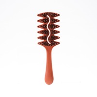 Nouvelle brosse à cheveux Wanmei avec poils antistatiques en paille de blé, pour femmes, cheveux bouclés naturels, ventilée, humide et sèche, pour définir les boucles