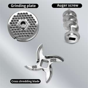 Broyeur/hacheur automatique 850W 100kg/h pour la transformation du bœuf, du porc et du <span class=keywords><strong>poulet</strong></span>, broyeur à viande électrique commercial - Product Image 6