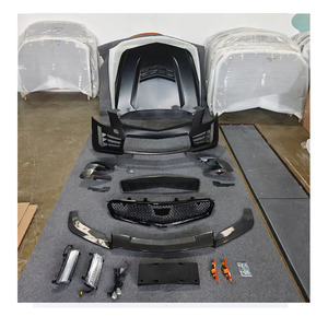 El Nuevo Kit de Carrocería de Tercera Generación Estilo <span class=keywords><strong>ATSV</strong></span>, que Incluye Capó, Labio Delantero y Parachoques Delantero, es Compatible con Cadillac - Product Image 6