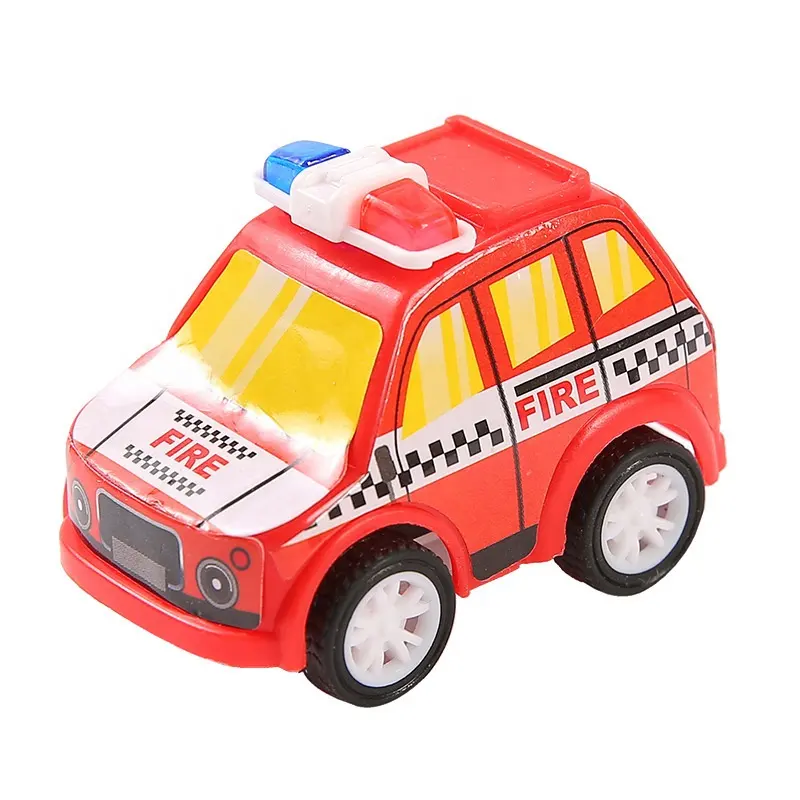 Mini Brandweerwagen Speelgoed Bulk Brandweerwagen Vrachtwagens Mini Politie Trucks Trekken Klein Voertuig Speelgoed Cadeau Speelgoed Voor Verrassing Eivuller