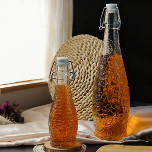 Pot <span class=keywords><strong>hermétique</strong></span> à <span class=keywords><strong>bouchon</strong></span> oscillant en verre de qualité alimentaire de 34oz, stockage <span class=keywords><strong>hermétique</strong></span> de vinaigre/sauce/boisson froide, cuisine française - Product Image 2