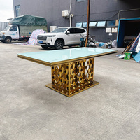 Table à gâteau en acier inoxydable à prix abordable, motif écailles de poisson, pour hôtels, mariages et événements extérieurs – Vente en gros