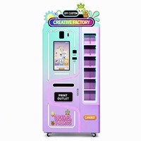 Distributeur automatique de pièces commémoratives à impression UV par IA sans pilote, borne photo, distributeur automatique d'aimants de réfrigérateur souvenirs, kiosque OEM ODM
