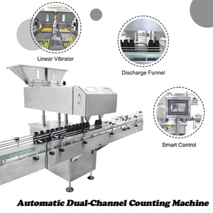 Máquina Contadora Automática de Doble Canal 30-60 <span class=keywords><strong>BPM</strong></span> para Tabletas, Cápsulas y Píldoras - Product Image 2