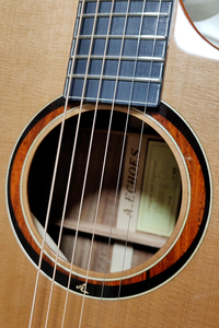 <span class=keywords><strong>Guitarra</strong></span> acústica Yulong Guo de doble tapa con Koa Back y Side de Aiersi - Product Image 5