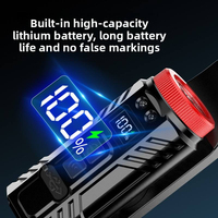 Linterna Frontal Súper Brillante con Sensor de Inducción y Doble Cabezal COB Recargable para Camping, con Ajuste de Intensidad y Función de Advertencia