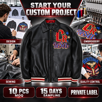 Blouson Bomber en Cuir de Luxe pour Homme avec Strass, Broderies et Patchwork, Style Streetwear – Fabrication OEM