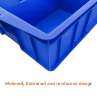 Boîte de rangement en plastique LDPE durable et écologique, fabriquée en usine, design rectangulaire compartimenté, couleur personnalisée pour l'électronique grand public