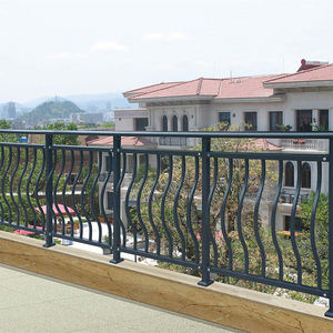Balustrades en fer forgé pour l'extérieur et l'intérieur, main courante d'<span class=keywords><strong>escalier</strong></span> en fer forgé, balustre et <span class=keywords><strong>garde</strong></span>-<span class=keywords><strong>corps</strong></span> d'<span class=keywords><strong>escalier</strong></span> en métal - Product Image 6