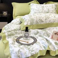 Parure de lit de luxe avec couette et draps pour lits King Size et Queen Size, motif géométrique, pour mariage